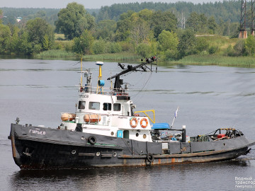 Буксирный теплоход «ГУРЬЕВ»