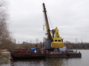 Плавучий кран КПЛ 16-30, Т-583